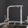 Robinet de cuisine pivotant en laiton Nickel – vue 3