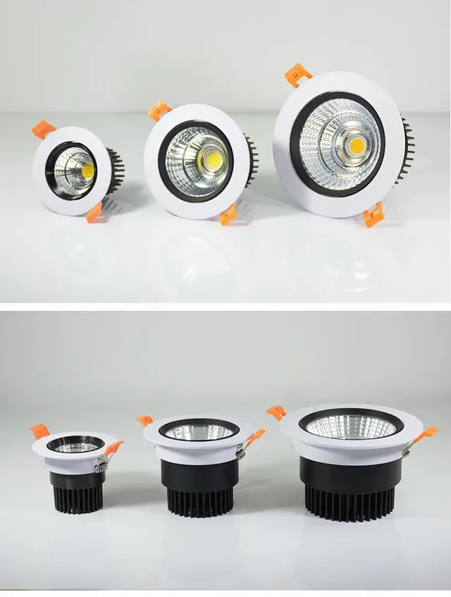 Dimmable Led Downlight lumière plafond Spot 3w 5w 7w 9w… – vue 4