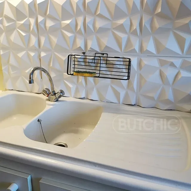 Panneaux muraux décoratifs 3D en diamant – vue 3