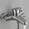 Robinet de douche mural en acier inoxydable