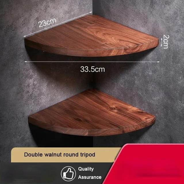 Ensemble accessoires salle bain mural bois noyer métal… – vue 5