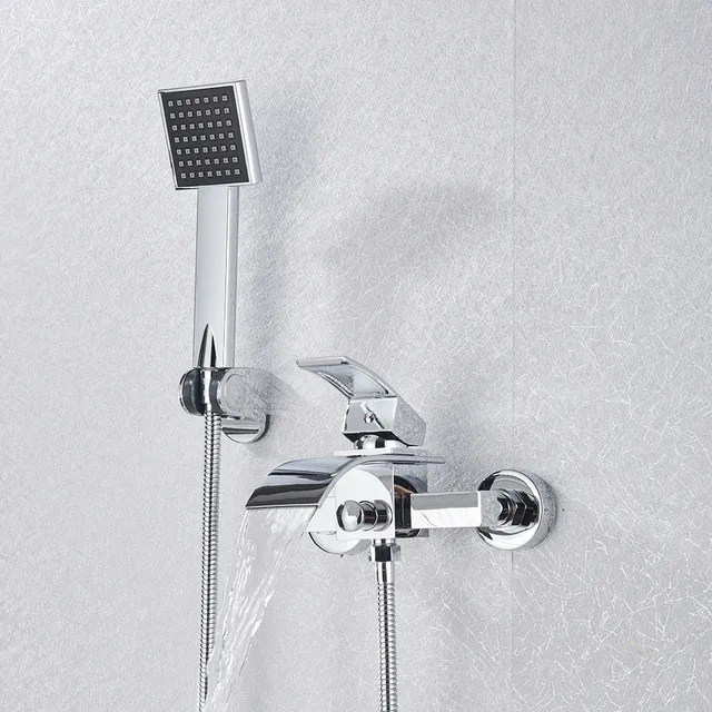 Robinet de baignoire noir doré – vue 5