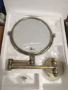 Miroir maquillage vintage grossissant trois fois rond… – vue 1