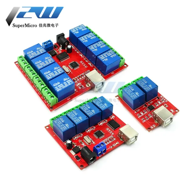 Commutateur de commande de relais USB 5V 12V 24V – vue 2