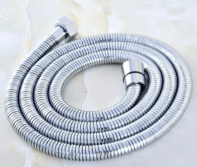 Tuyau douche flexible laiton brossé 150cm fileté… – vue 7