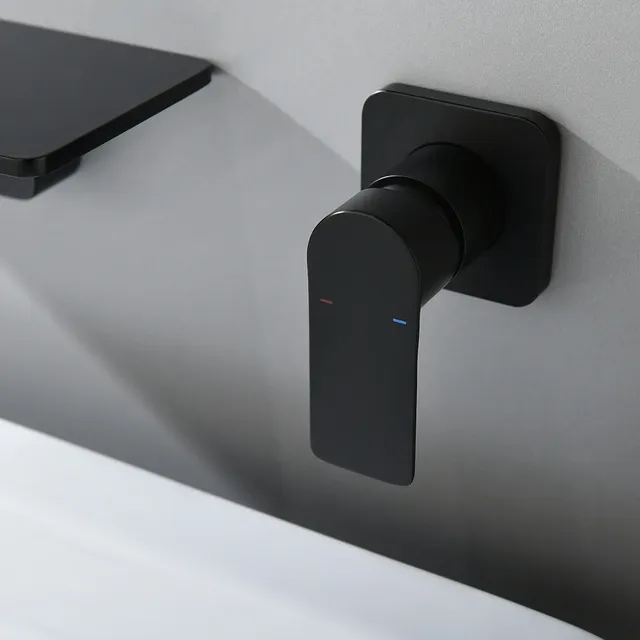 Smesiteli cascade laiton noir mat – vue 3
