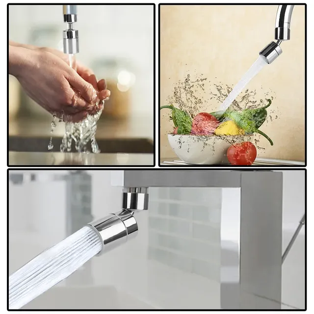 Robinet à buse Robinet de cuisine 720 ° Robinet de bain… – vue 5