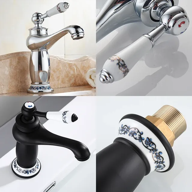 Robinet de salle de bains finition Bronze Antique – vue 6