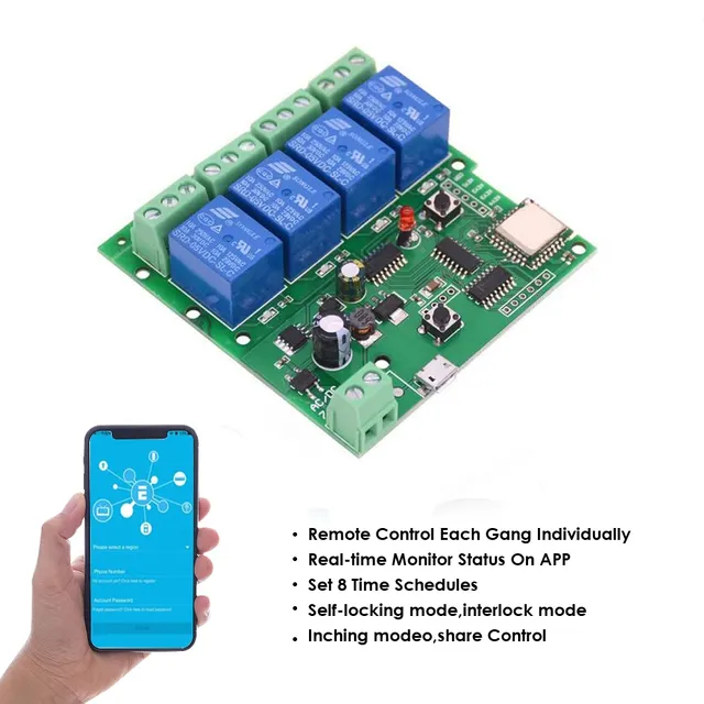 Commutateur WiFi sans fil Smart Life avec application… – vue 2