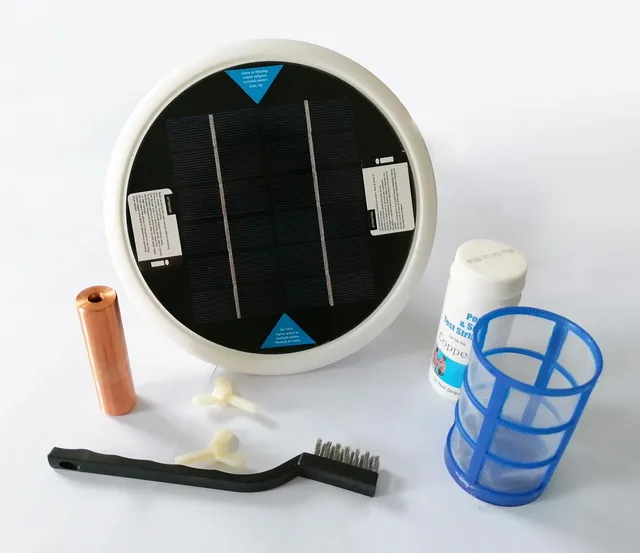 Purificateur de filtre à eau ioniseur solaire pour piscine – vue 6