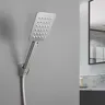 Ensemble de douche à main en acier inoxydable brossé – vue 4