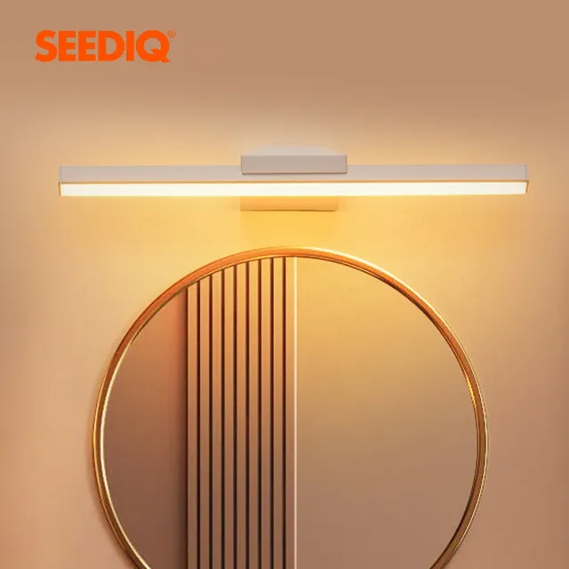 Led Miroir lumière Pour salle de bains Blanc Noir Led… – vue 4