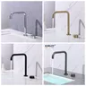 Mitigeur Vasque Haut Cygne Laiton Brossé Mat Finition Or… – vue 2