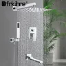 Ensemble de robinets de douche à effet de pluie – vue 2