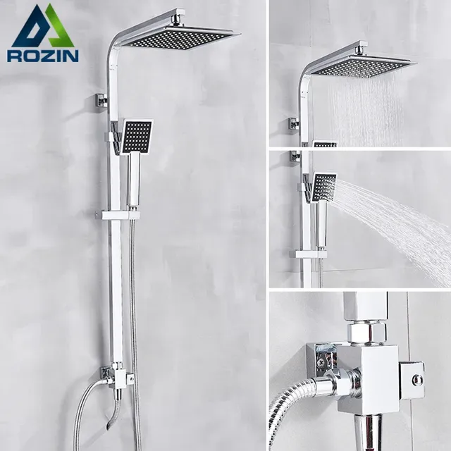Robinet de douche mural chromé HOF/05 – vue 2