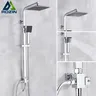 Robinet de douche mural chromé HOF/05 – vue 2