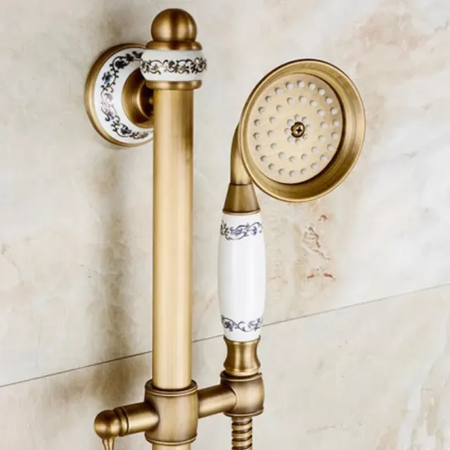 Robinet mitigeur de baignoire en Bronze Antique – vue 5