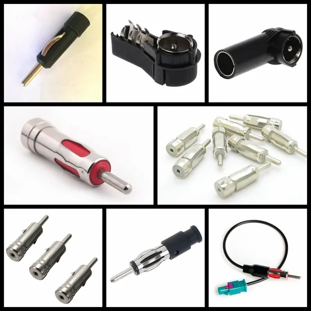 Adaptateur d'antenne 1 pièce prise ISO vers Din…