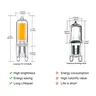 Ampoule LED G9 à intensité variable 6W 9W 12W AC110V 220V – vue 4