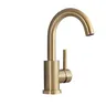 Robinet lavabo monobloc monotrou monolevier or brossé… – vue 6