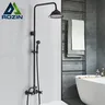 HORainfall-Ensemble de douche à poignée en laiton noir – vue 2