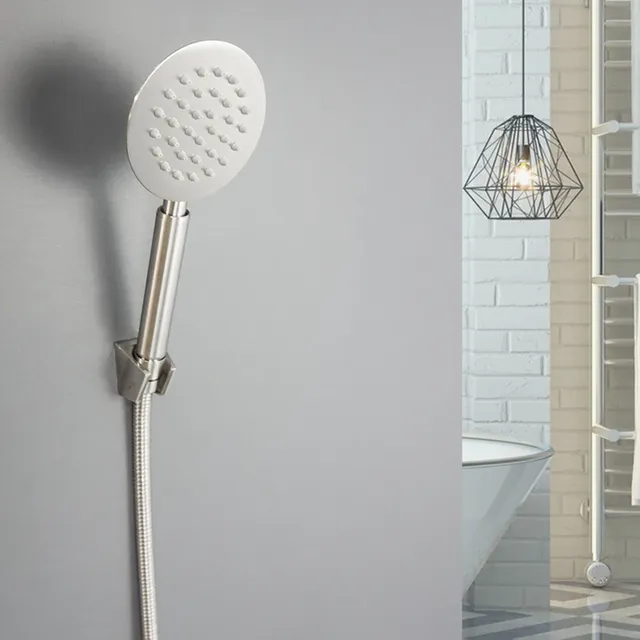 Ensemble de douche à main en acier inoxydable brossé – vue 2