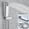 Ensemble de douche à main chromé avec bec rotatif – vue 4