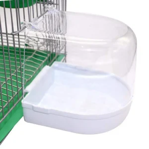 Baignoire transparente pour oiseau, perroquet, boîte de douche pour baignoire, décor de petits animaux de compagnie, outil de livres pour oiseaux