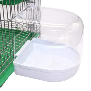 Baignoire transparente pour oiseau