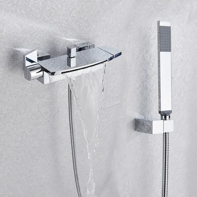 Mitigeur bain douche mural contemporain monocommande bec… – vue 6