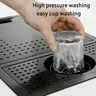 Évier cuisine simple noir dissimulé acier inoxydable… – vue 5