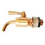 Robinet de vin en laiton de haute qualité de 12mm, baril de chêne or Rose, jus de boisson, bouteille en verre, robinet Miniature, distributeur pratique