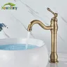 Anitque robinet de lavabo de salle de bains en laiton – vue 2