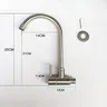 Robinet de cuisine en acier inoxydable G1/2 – vue 6