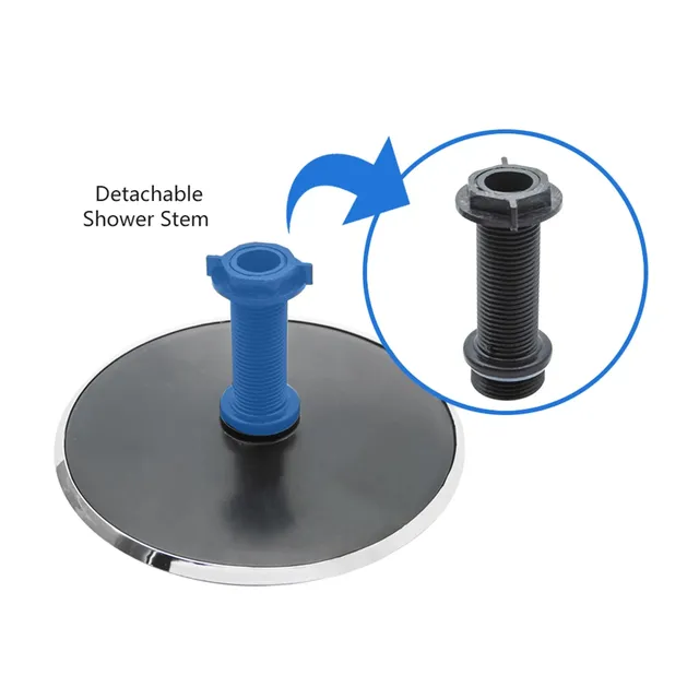 Pommeau pluie rond ultrafin 16cm ABS chromé… – vue 6