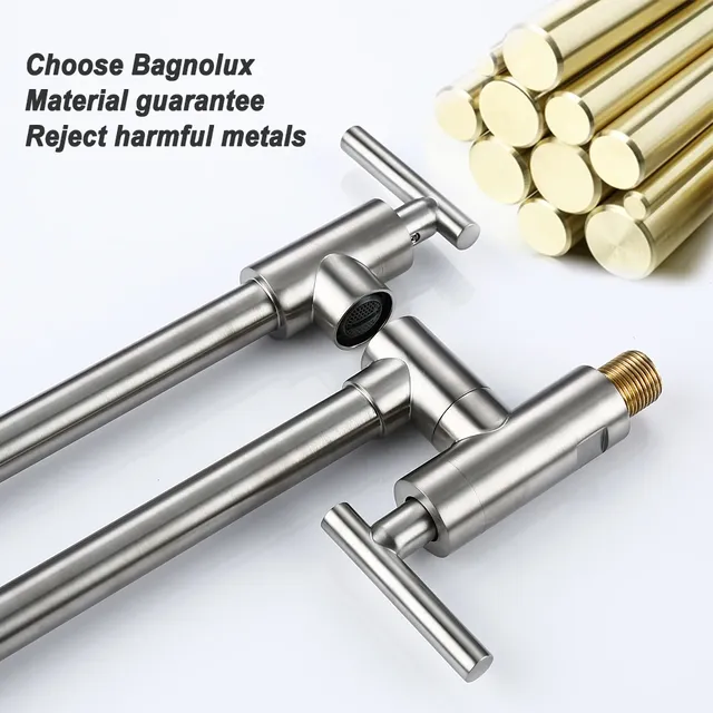 Bagnolux robinet d'évier de cuisine en laiton chromé… – vue 6