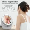 Miroir de maquillage LED 1X 5X Grossissement Rotation… – vue 4
