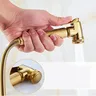 Robinet de Bidet de salle de bains or/argent avec… – vue 4