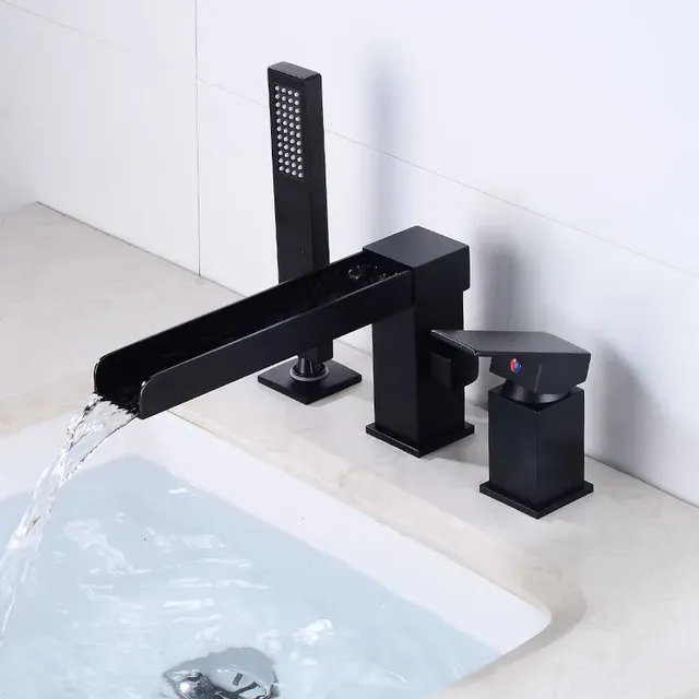 Robinet cascade de luxe avec pomme de douche – vue 7