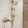 Robinet mitigeur de baignoire en Bronze Antique – vue 2