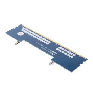 adaptateur carte convertisseur DDR4 DIMM ordinateur portable PCB quatre couches PCIe contacts dorés profil bas fixation métallique conformité JEDEC
