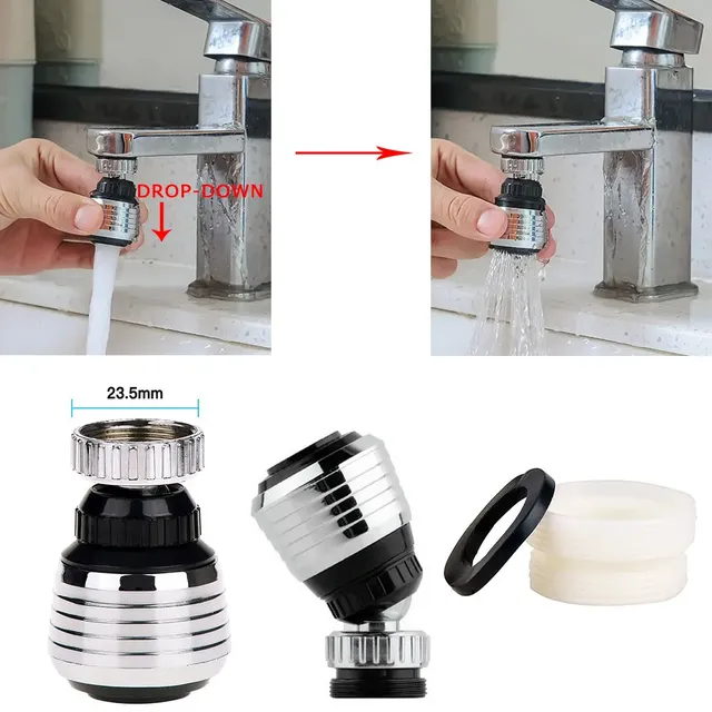Robinet de cuisine pivotant à 360 degrés – vue 2