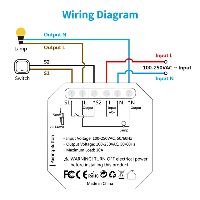 Interrupteur WiFi pour maison intelligente – vue 4