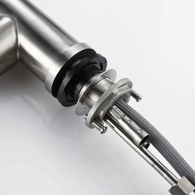 Robinet d'évier de centre commercial en acier inoxydable… – vue 5