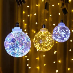 LED Edison chaîne ampoule E27 A60 A80 G80 G95 coloré RGB éclairage fil de cuivre ampoule décor à la maison vacances mariage veilleuse