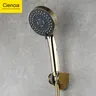 Douchette ronde dorée économie eau…