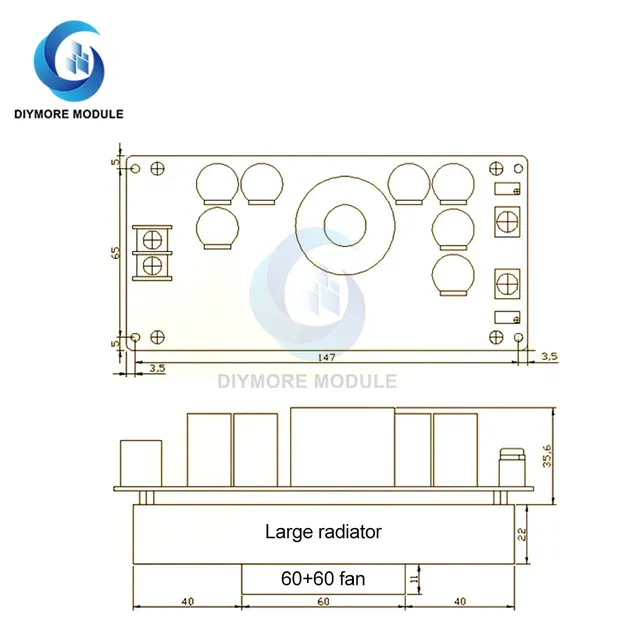 Alimentation abati eur CC haute puissance 800W sortie… – vue 5