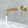 Robinet de luxe en or brossé – vue 2