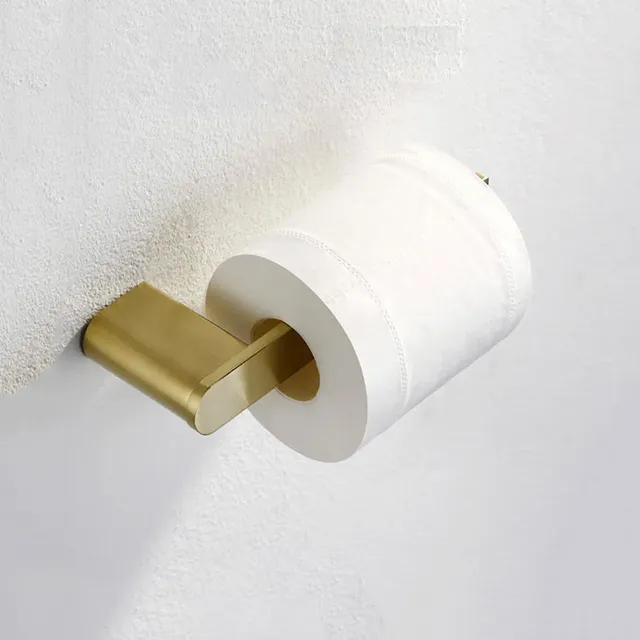 Accessoires de salle de bains en or brossé – vue 6