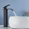 Rozin robinet de lavabo noir mat monté sur le pont grue… – vue 7